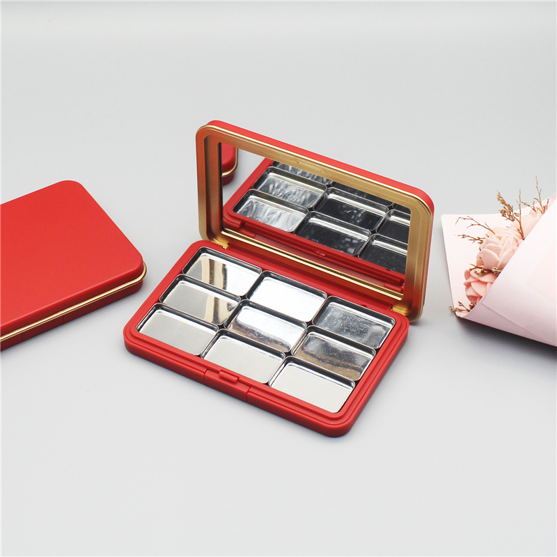 Rectangular 9-color 12-color eye shadow palette