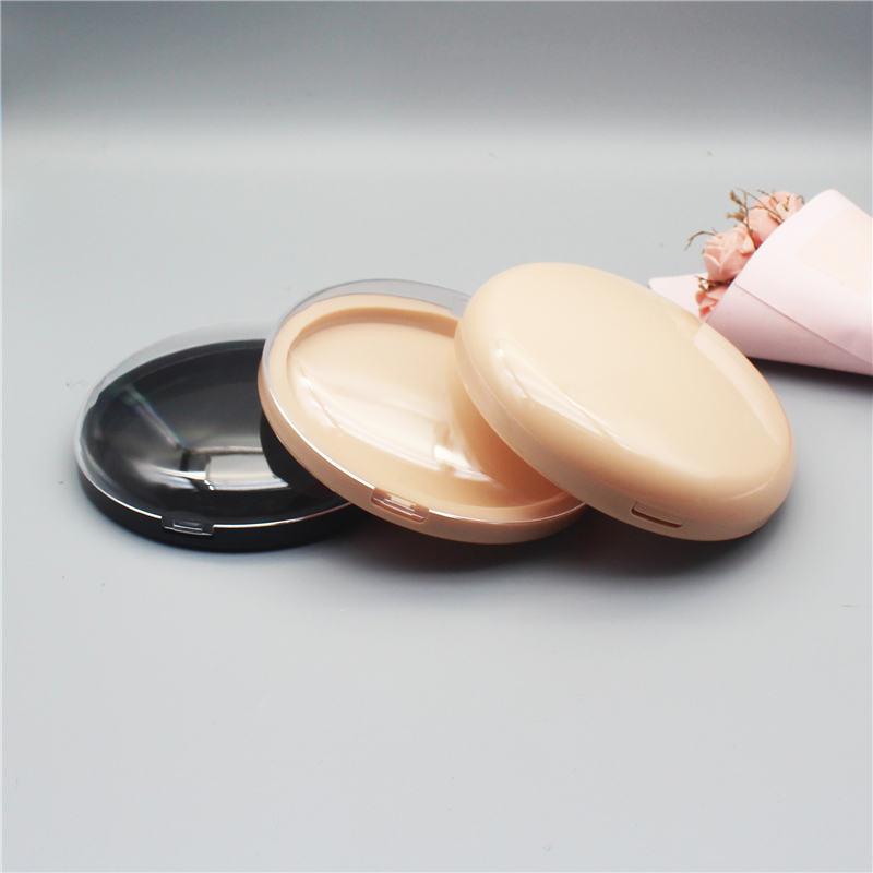 Round chest patch box with convex lid