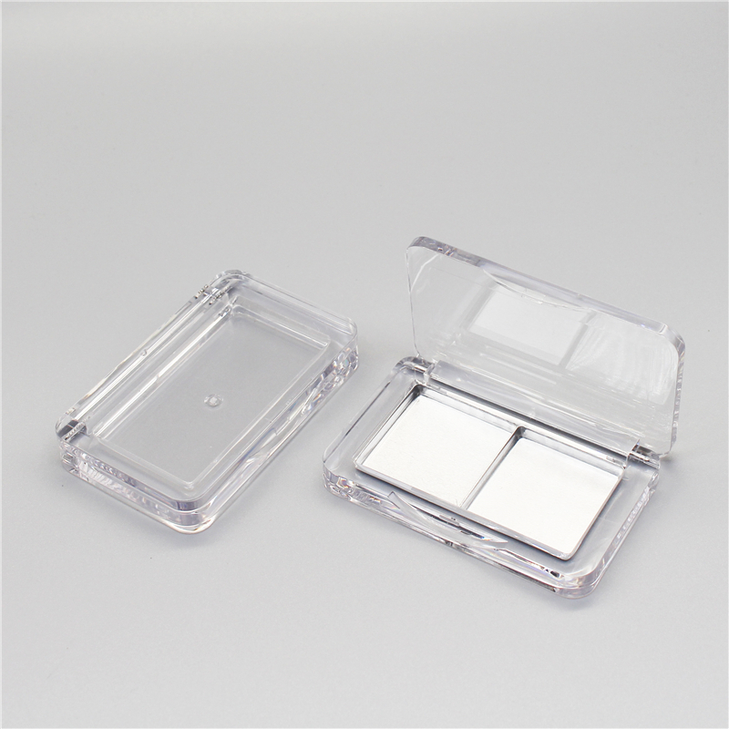 Rectangular single color blush box