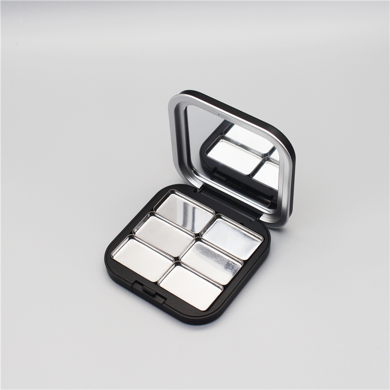 Square magnetic eye shadow palette replaceable