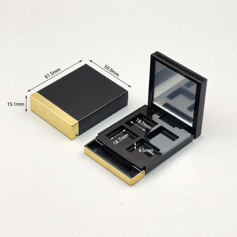Square 4-color eye shadow box