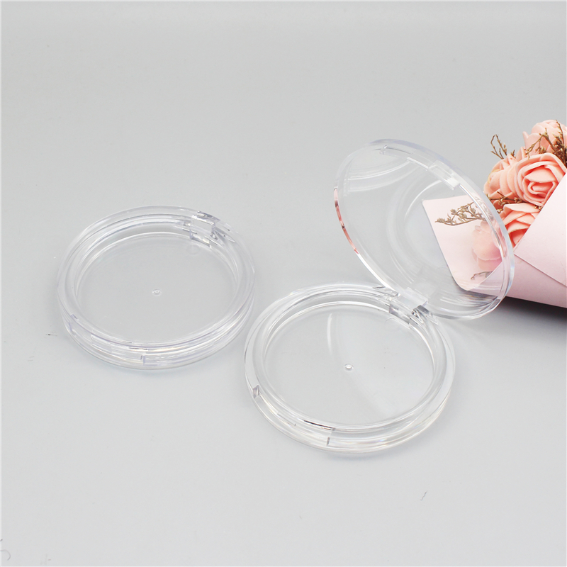 59mm inner diameter transparent round powder box